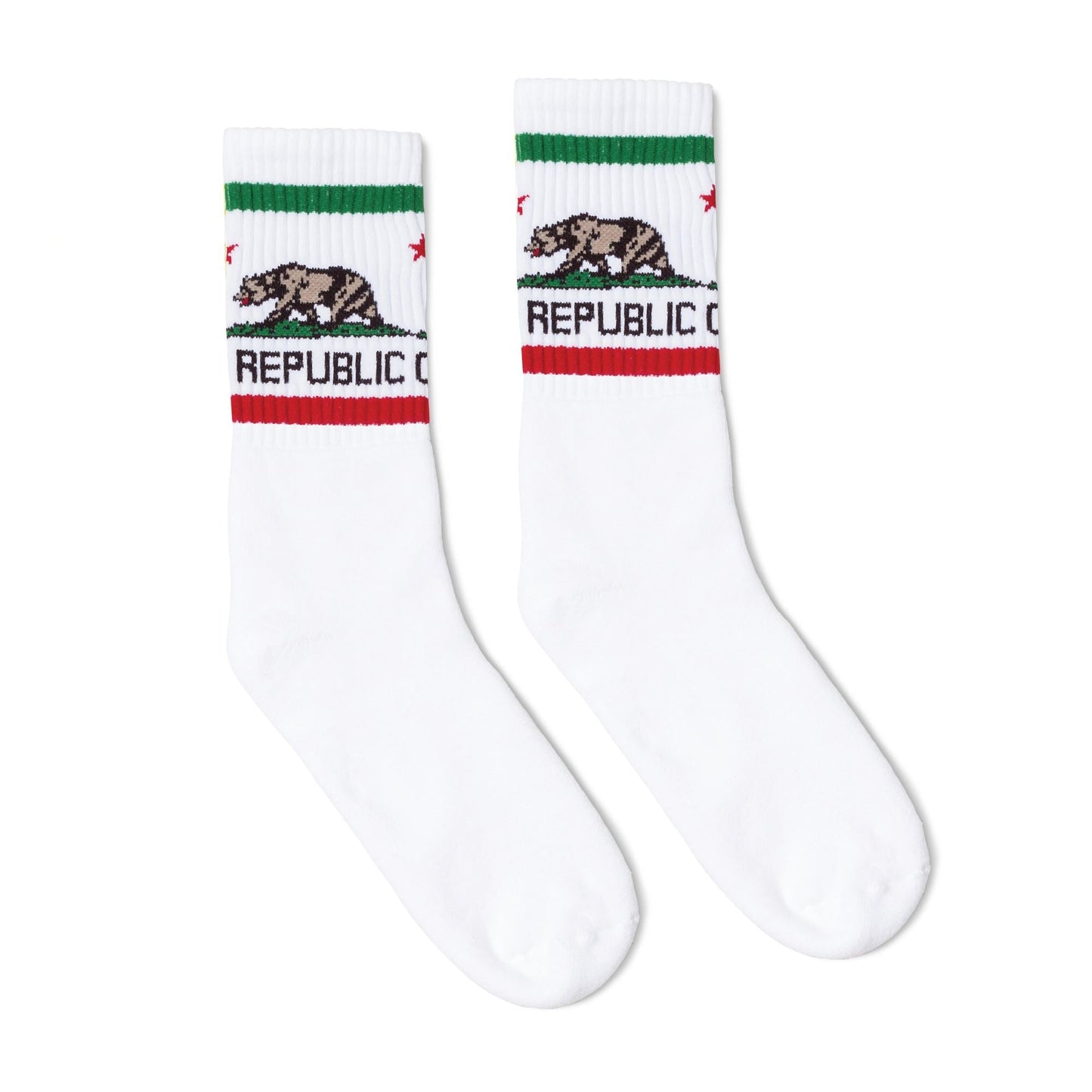 Cali Bear Socks | White