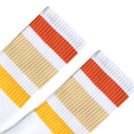 Sunset Retro Striped Socks