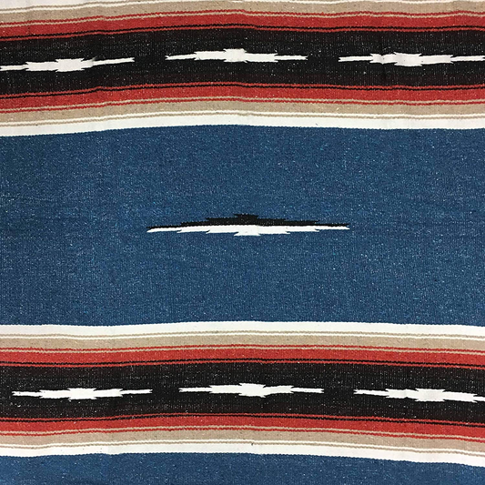 Blue Harvest Moon Diamond Baja Blanket