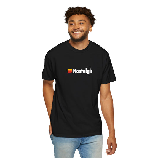 Nostalgic® Unisex Garment-Dyed Black T-Shirt - Comfort Colors