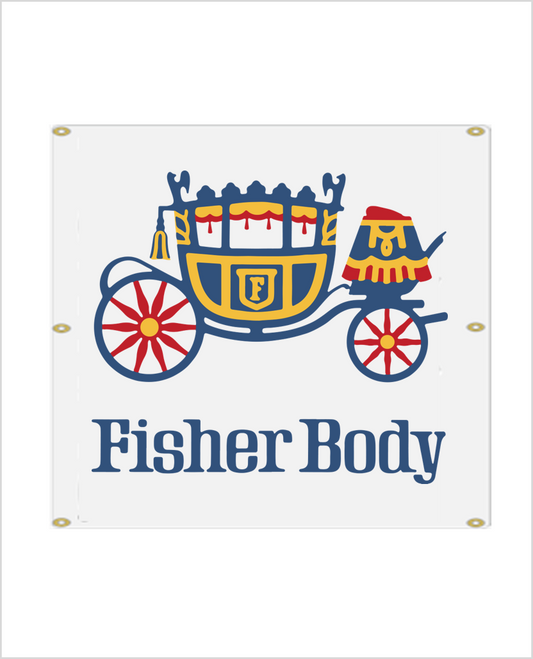 FISHER BODY 1970'S BANNER