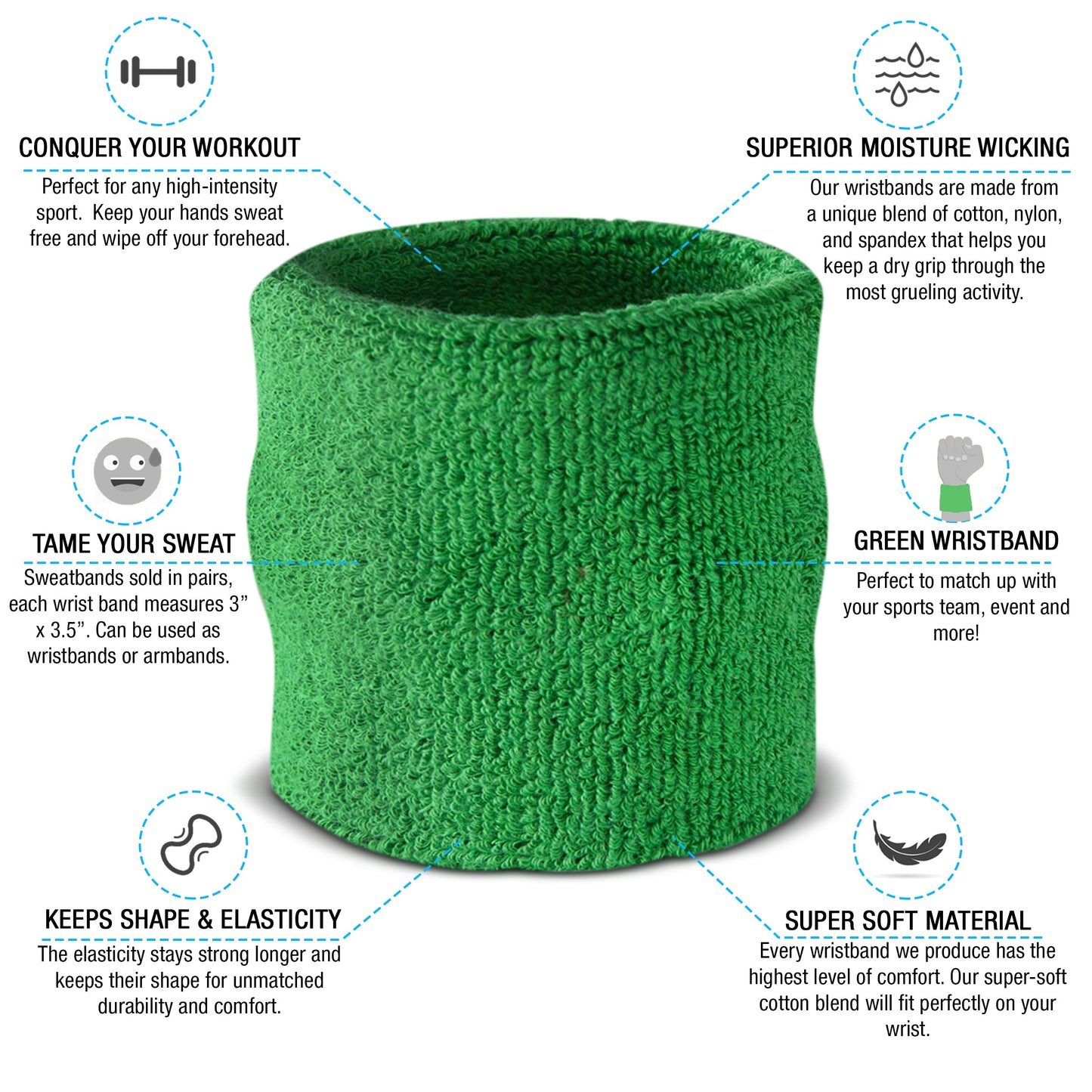 Headband / Wristband Set