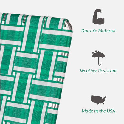 Sea Island Retro 70s/80s Aluminum Lawn Chair