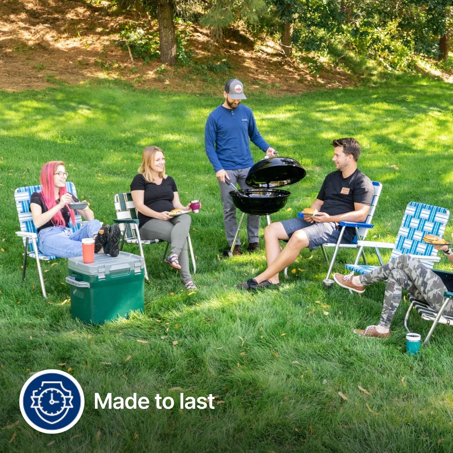 Sea Island Retro 70s/80s Aluminum Lawn Chair