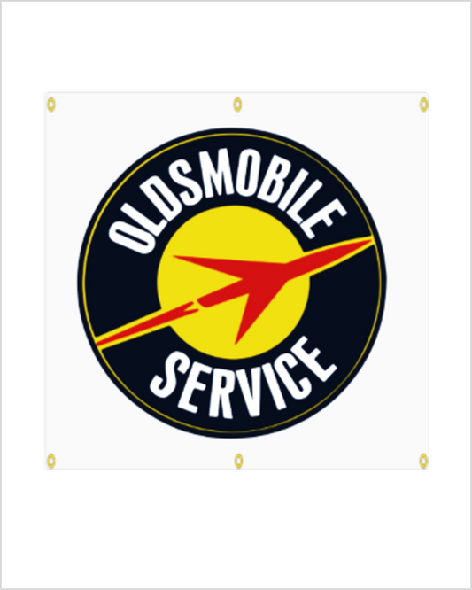 Oldsmobile 50's Service Garage Banner