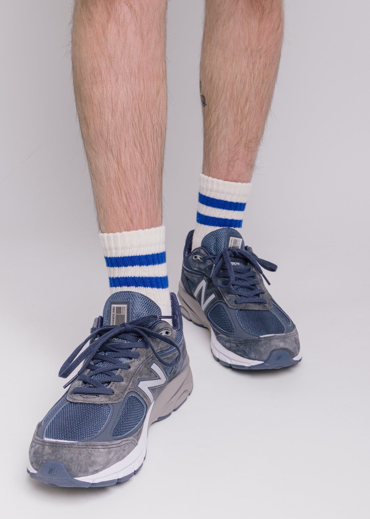 The Mono Stripe Quarter Crew