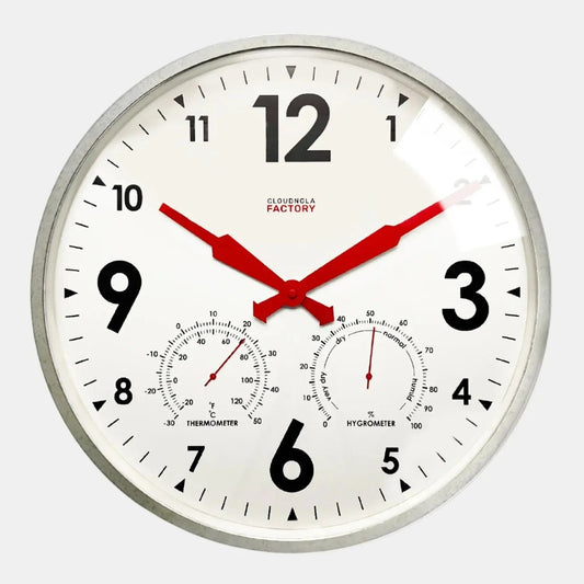 Industrial Vintage 18" Indoor or Outdoor Clock