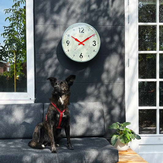 Industrial Vintage 18" Indoor or Outdoor Clock