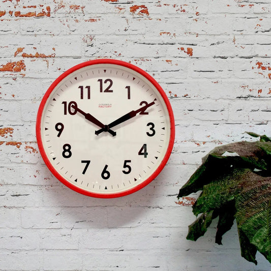Industrial Vintage 12" Clock