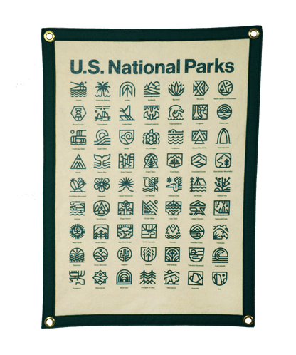 National Parks Camp Flag
