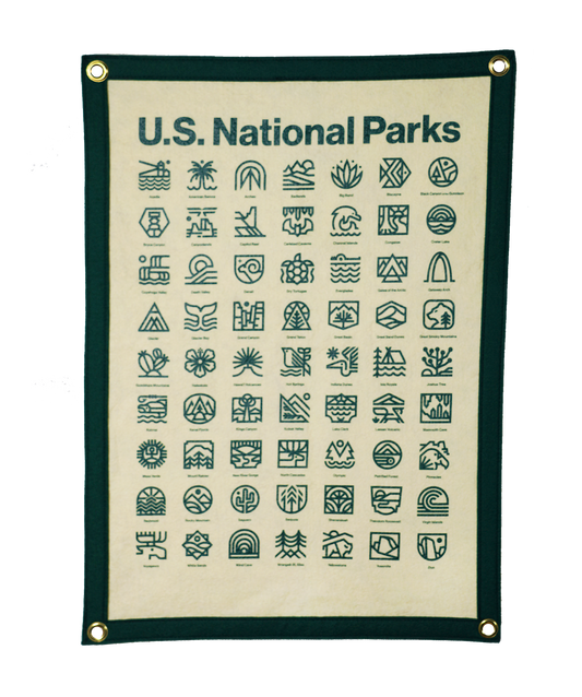 National Parks Camp Flag