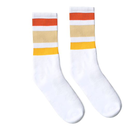 Sunset Retro Striped Socks